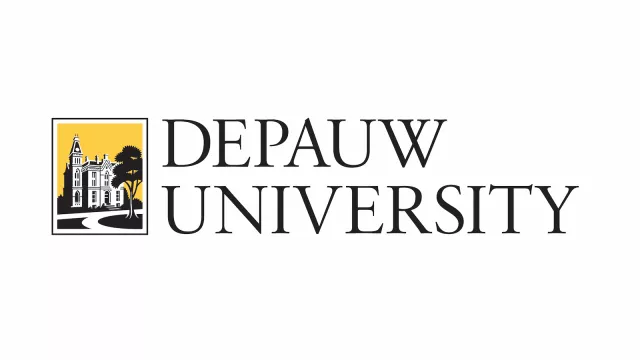 DePauw University logo - trusted partner of Epic Journey Design